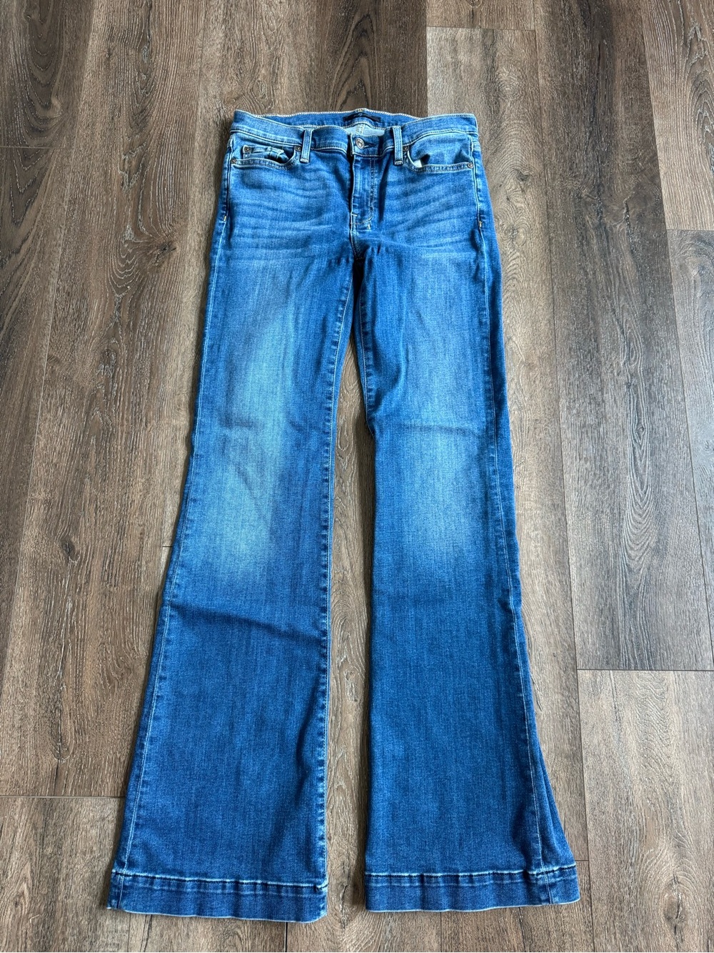 7 For All Mankind Y2K Women's Medium Blue Flare Jeans Women’s Size 29
